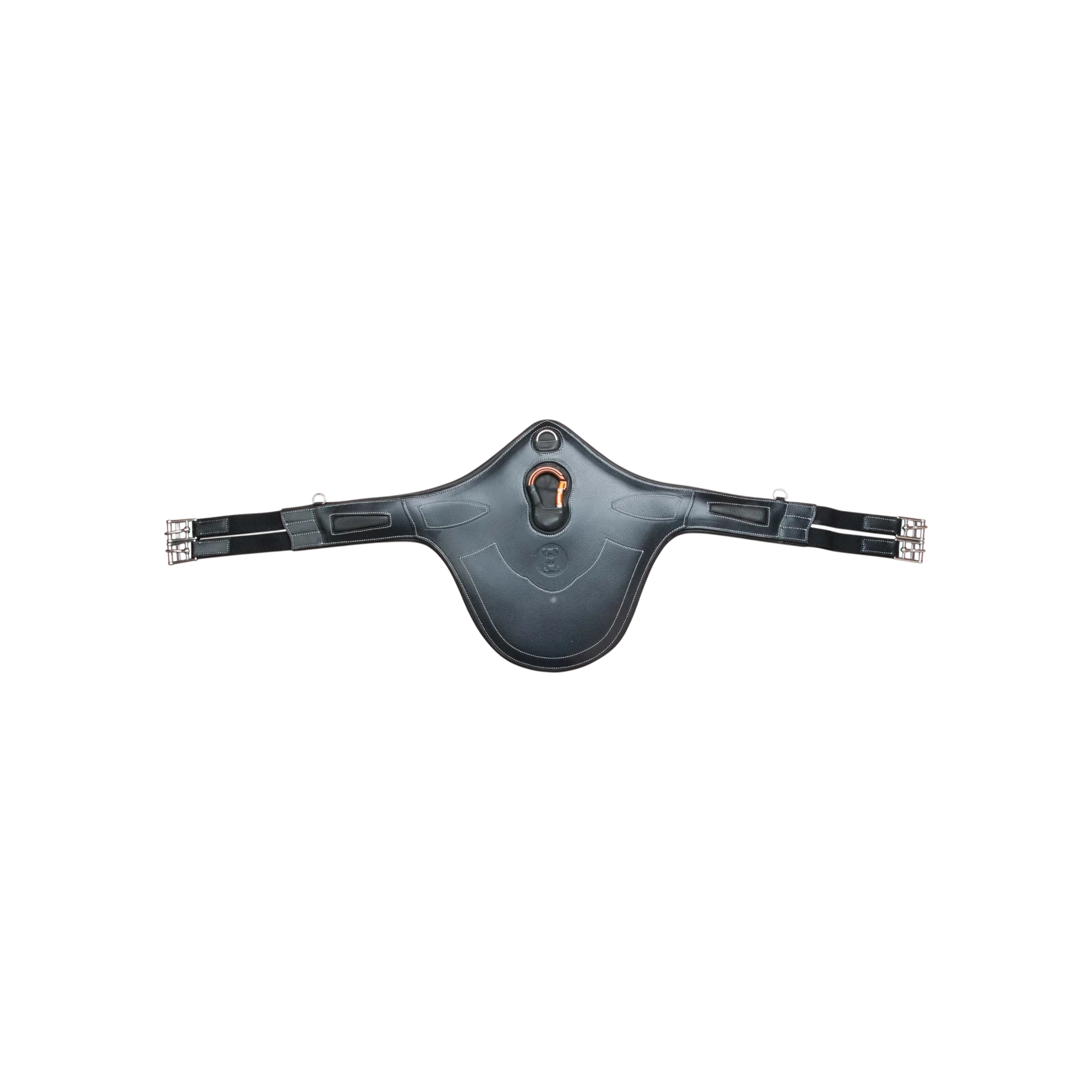 TdeT - Luxe leather belly guard girth black