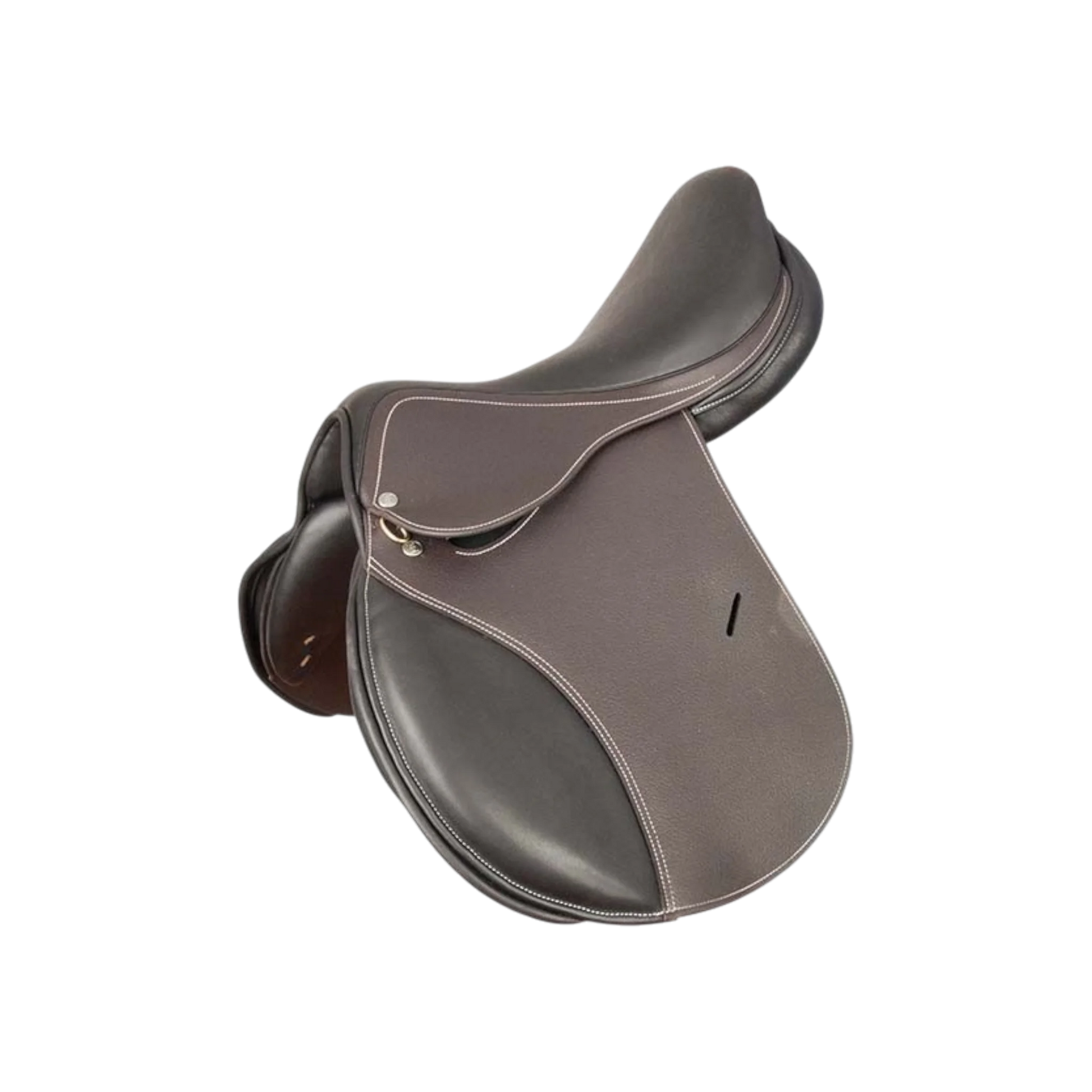 TdeT - Selle CSO Caylus cuir chocolat