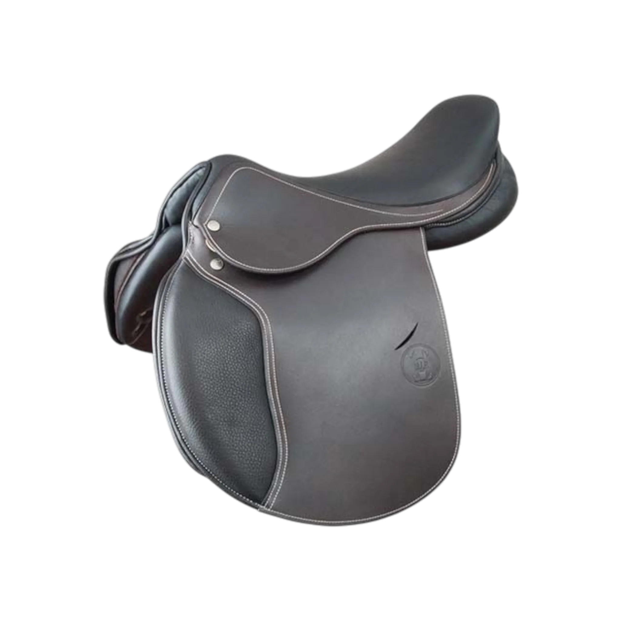 TdeT - Selle mixte Quercy cuir chocolat