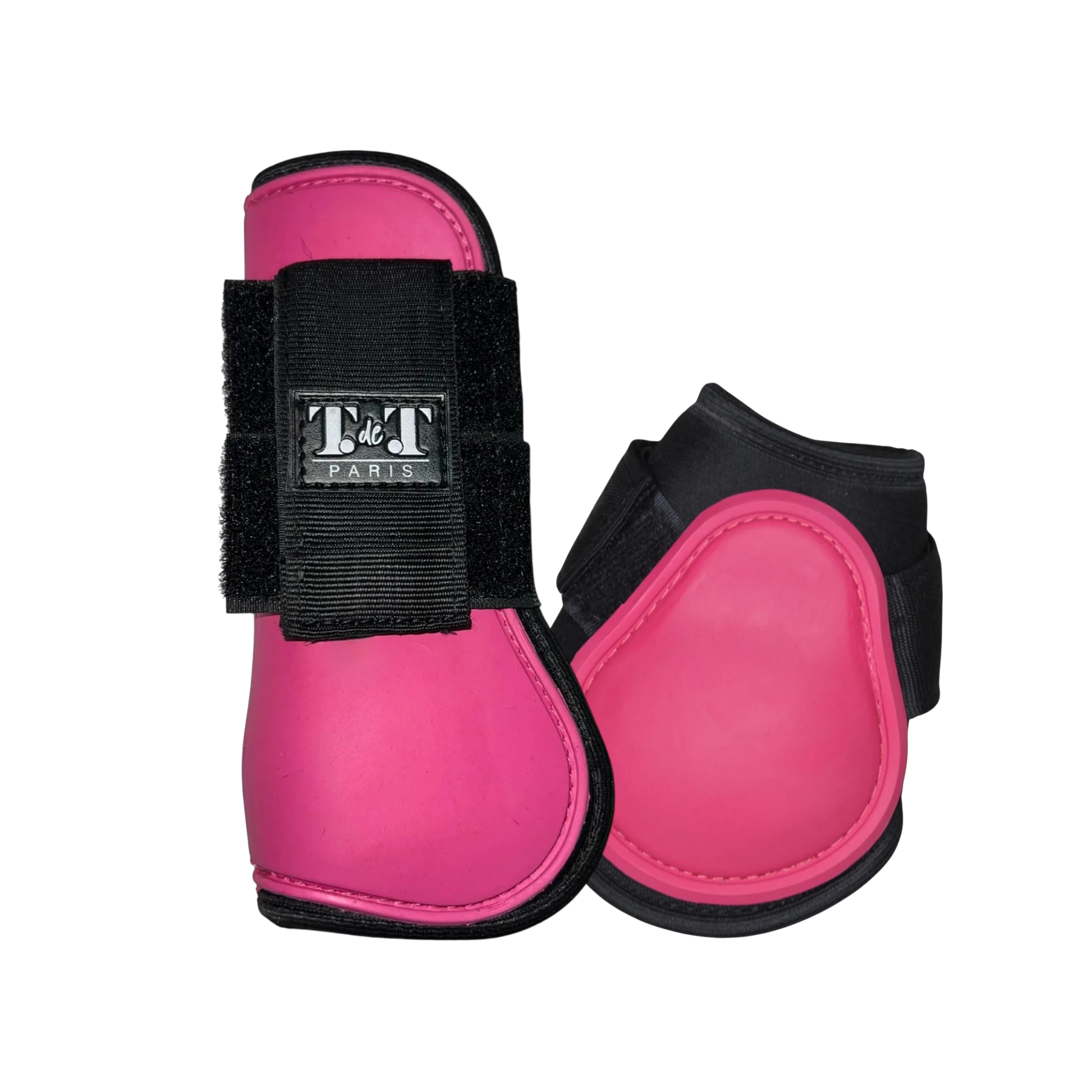 TdeT - Set guêtres et protège-boulets First fuchsia