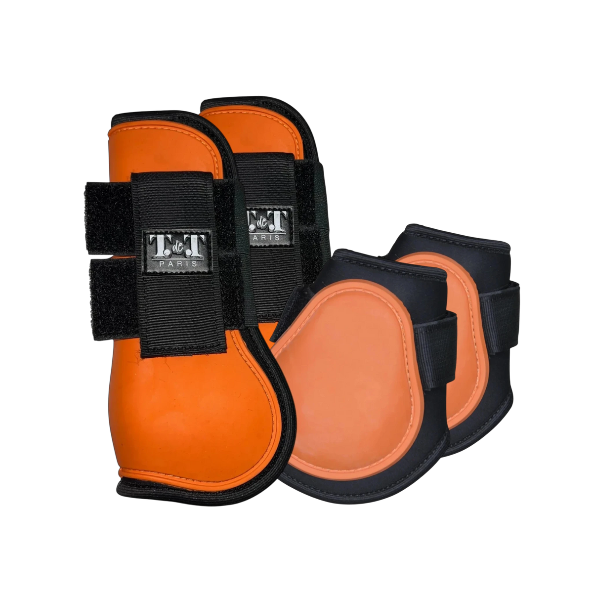 TdeT - Set guêtres et protège-boulets First orange