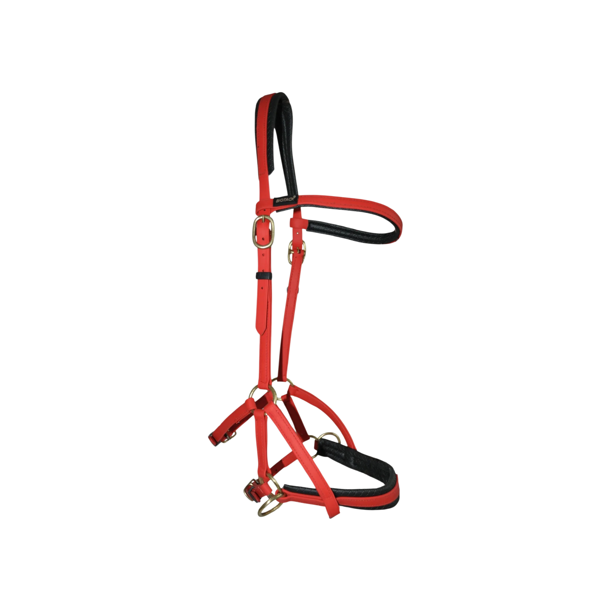TdeT - Biotack® sidepull bridle red