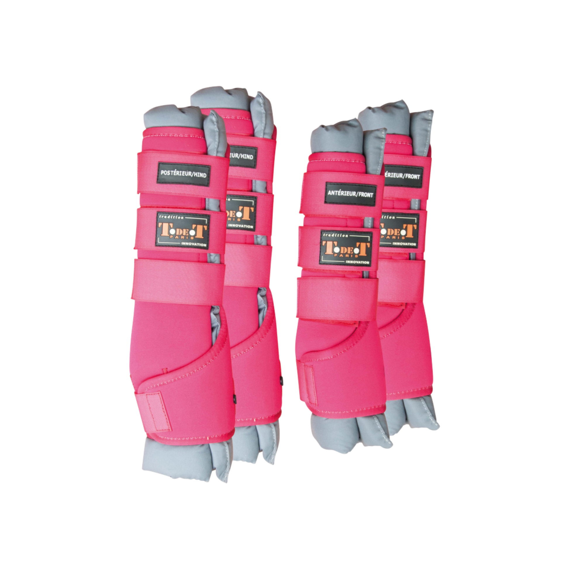 TdeT - Stable boots fuchsia/grey