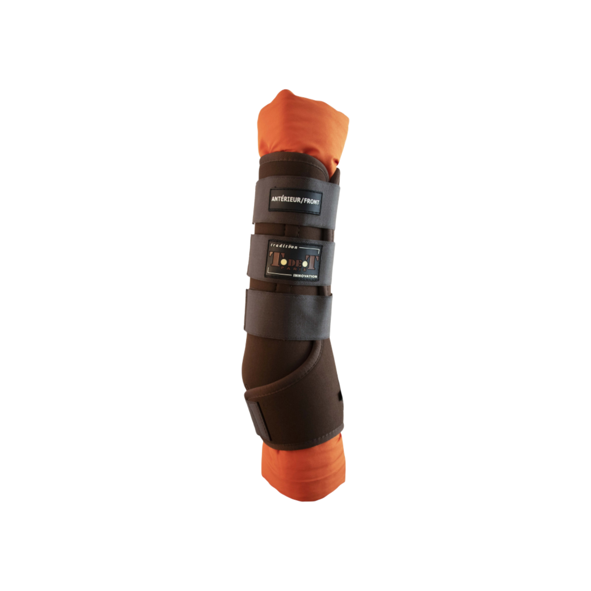 TdeT - Stable boots brown/orange