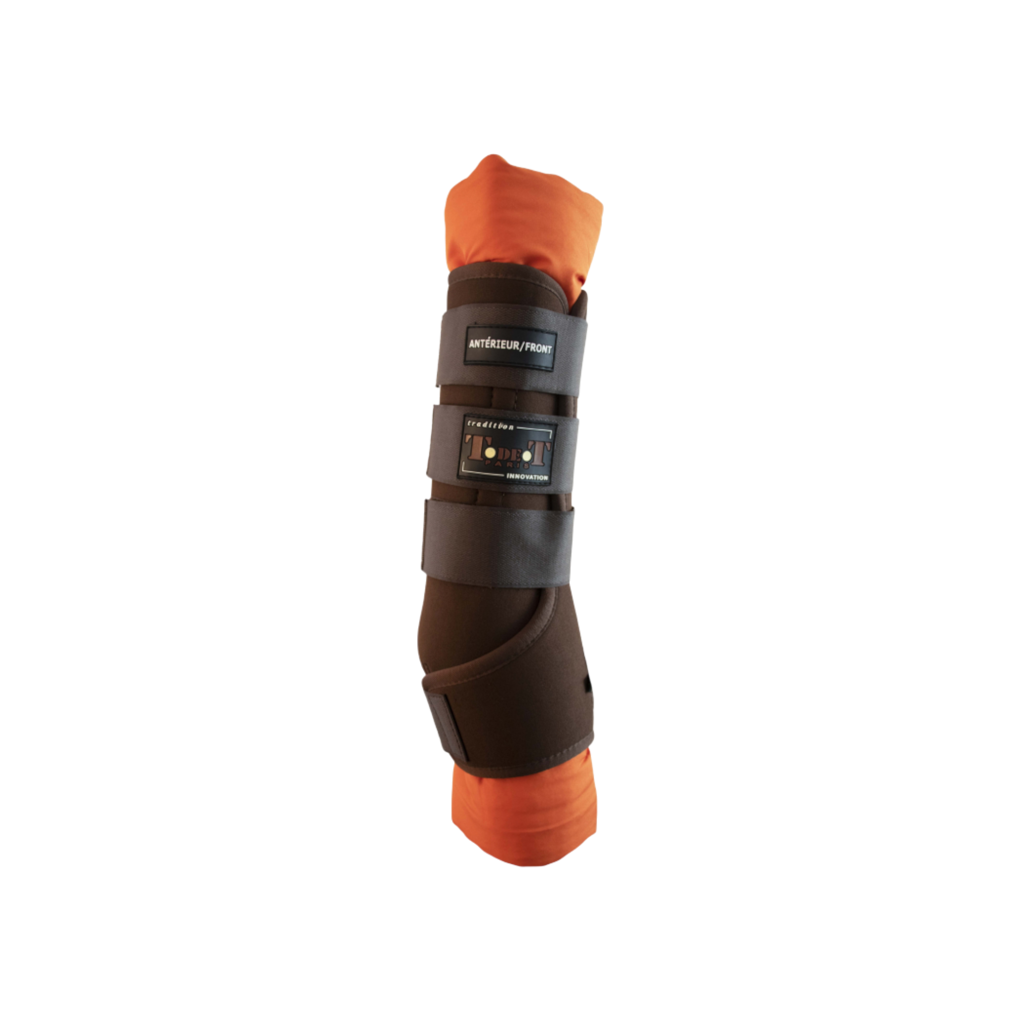 TdeT - Stable boots brown/orange