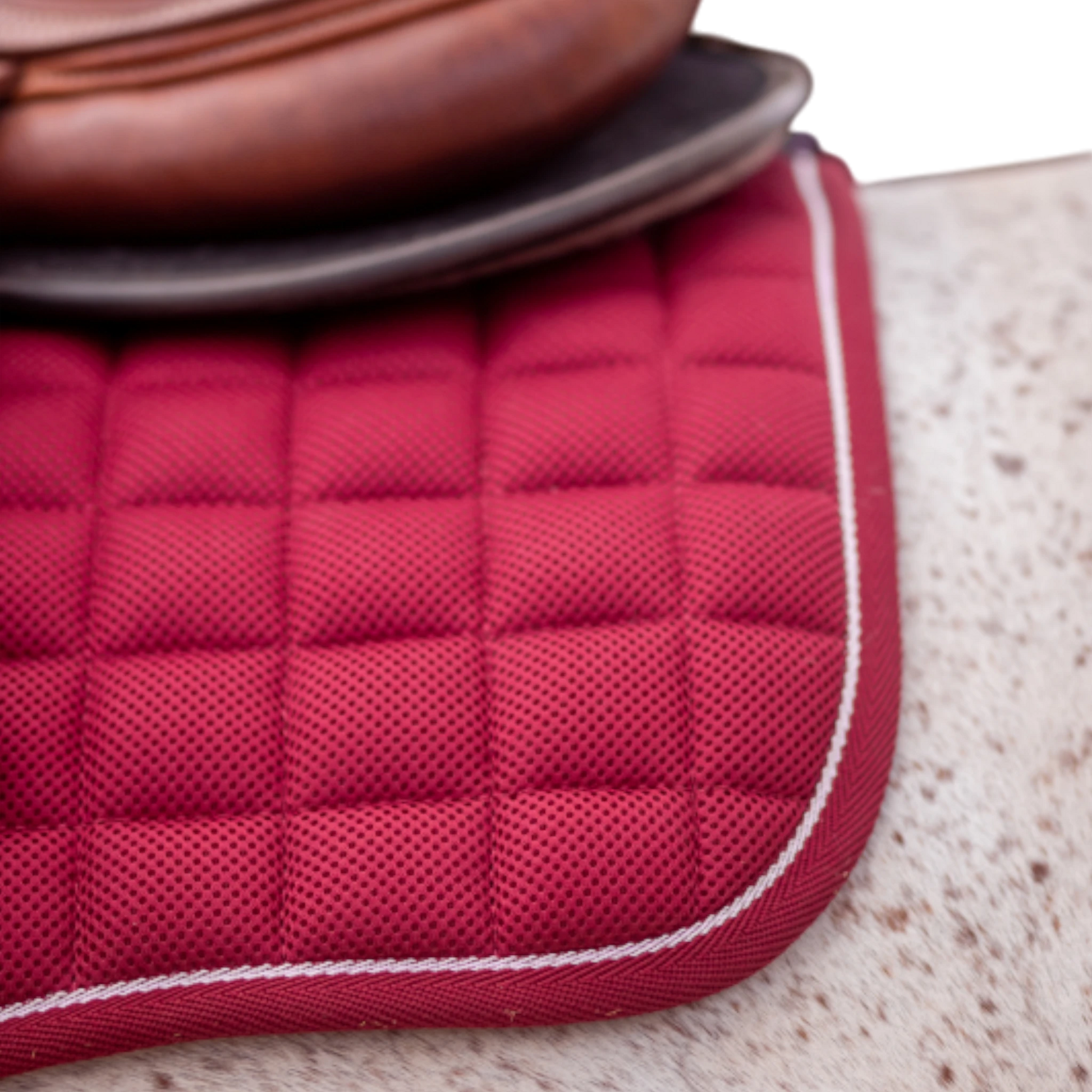 TdeT - Air Mesh 2 saddle pad burgundy