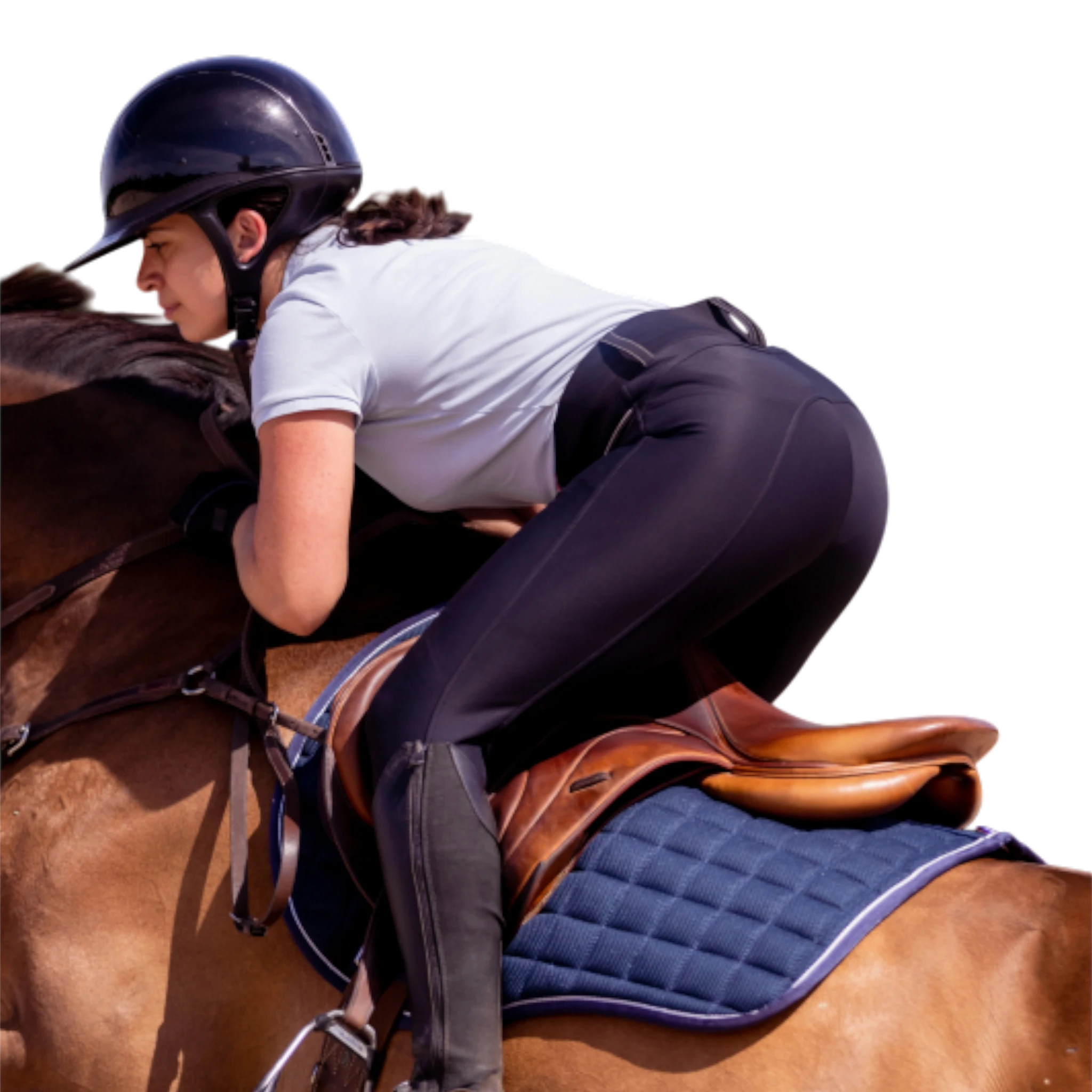 TdeT - Air Mesh 2 saddle pad navy