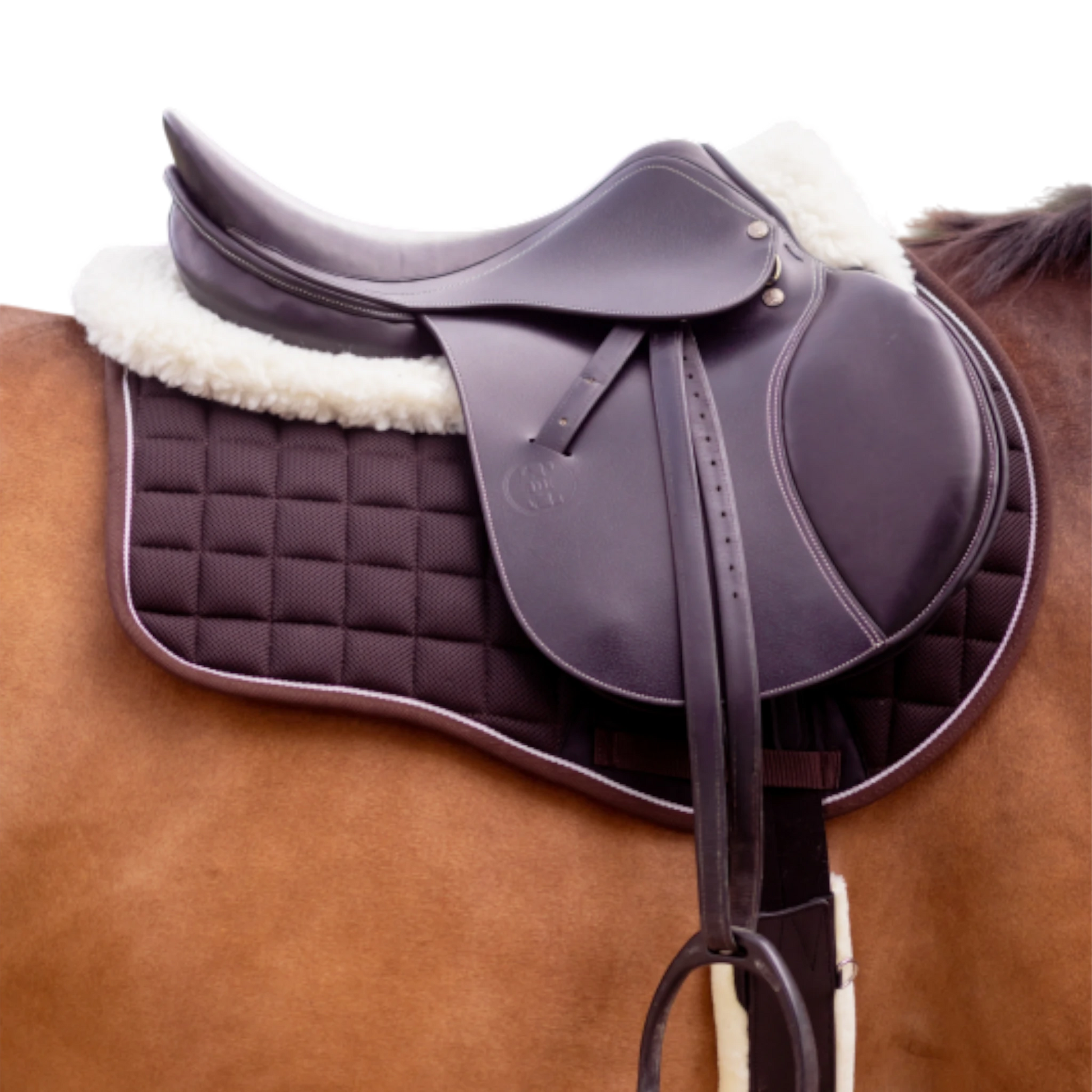 TdeT - Air Mesh 2 saddle pad brown