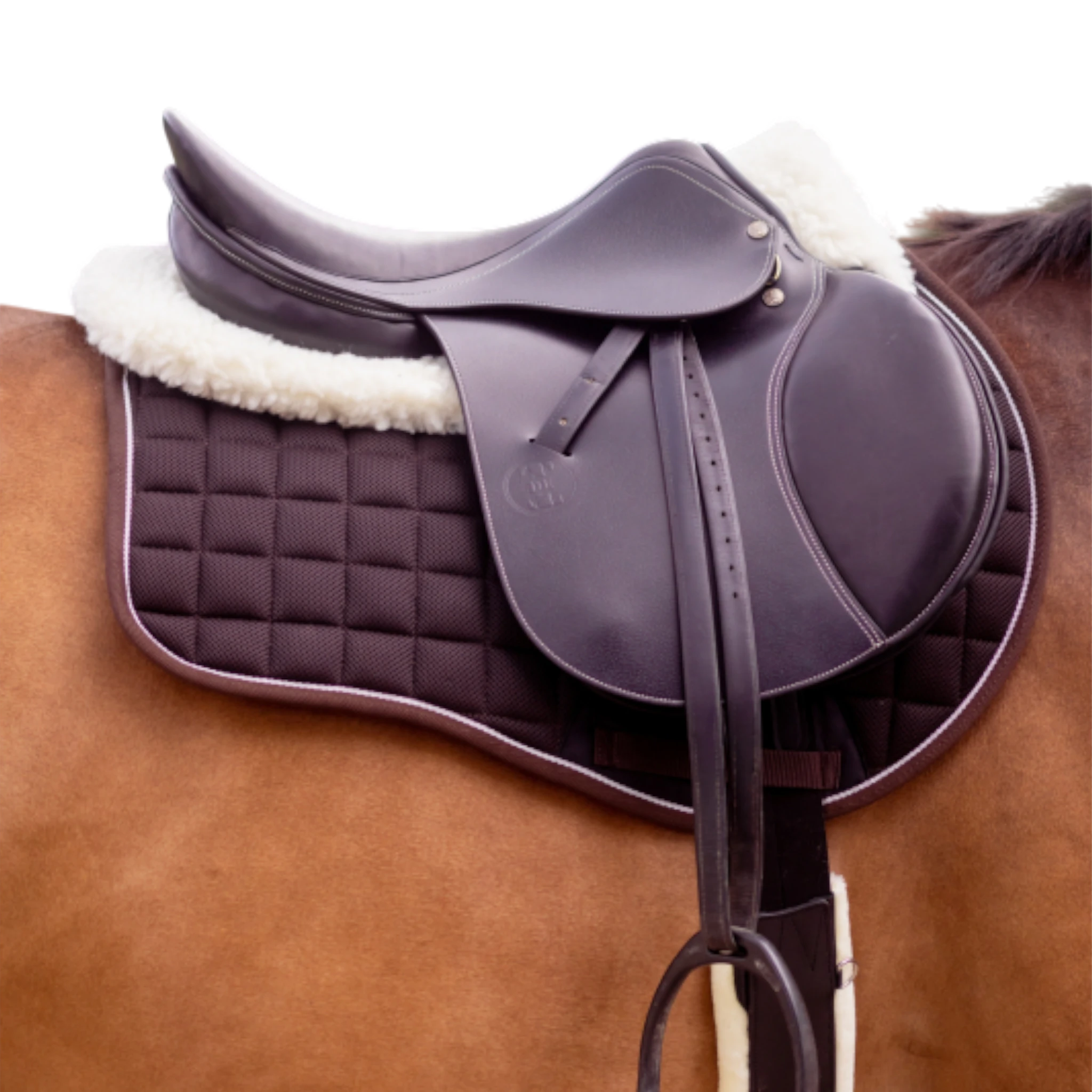 TdeT - Air Mesh 2 saddle pad brown