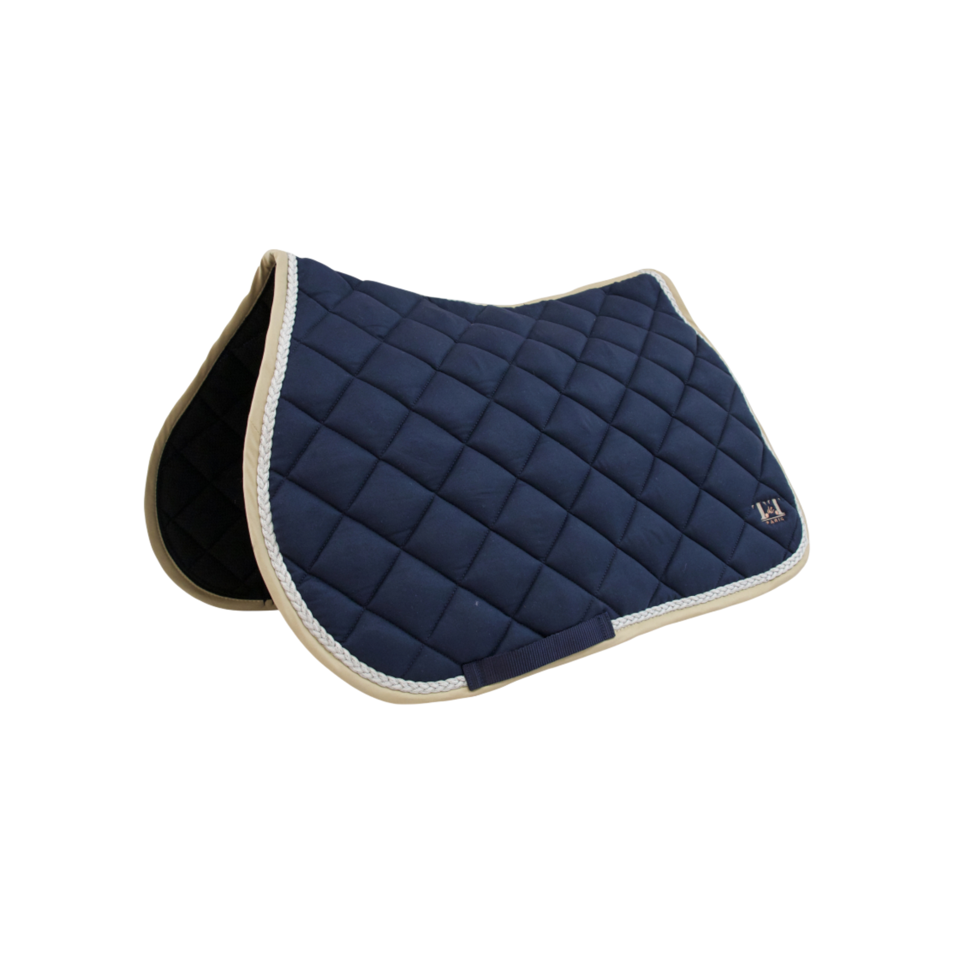 TdeT - Suedin Fontainebleau CSO saddle pad navy/beige