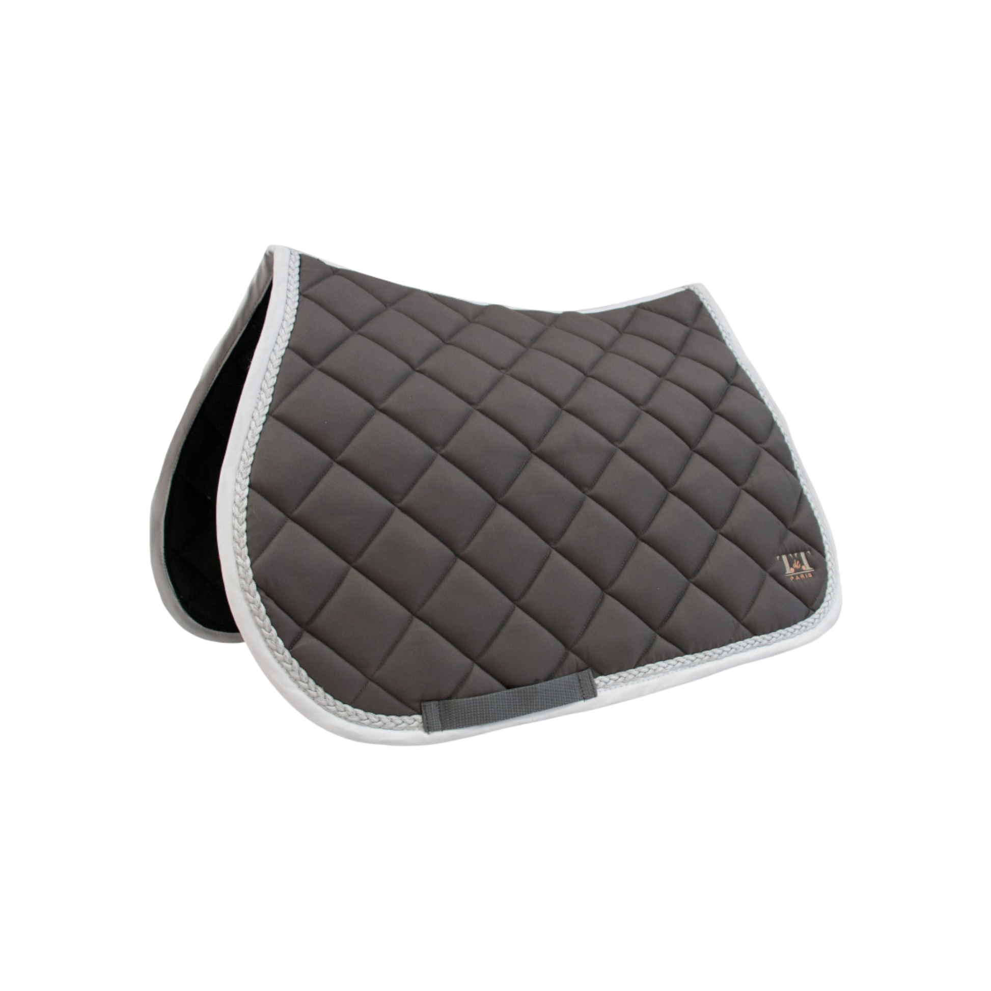 TdeT - Fontainebleau CSO saddle pad grey/white