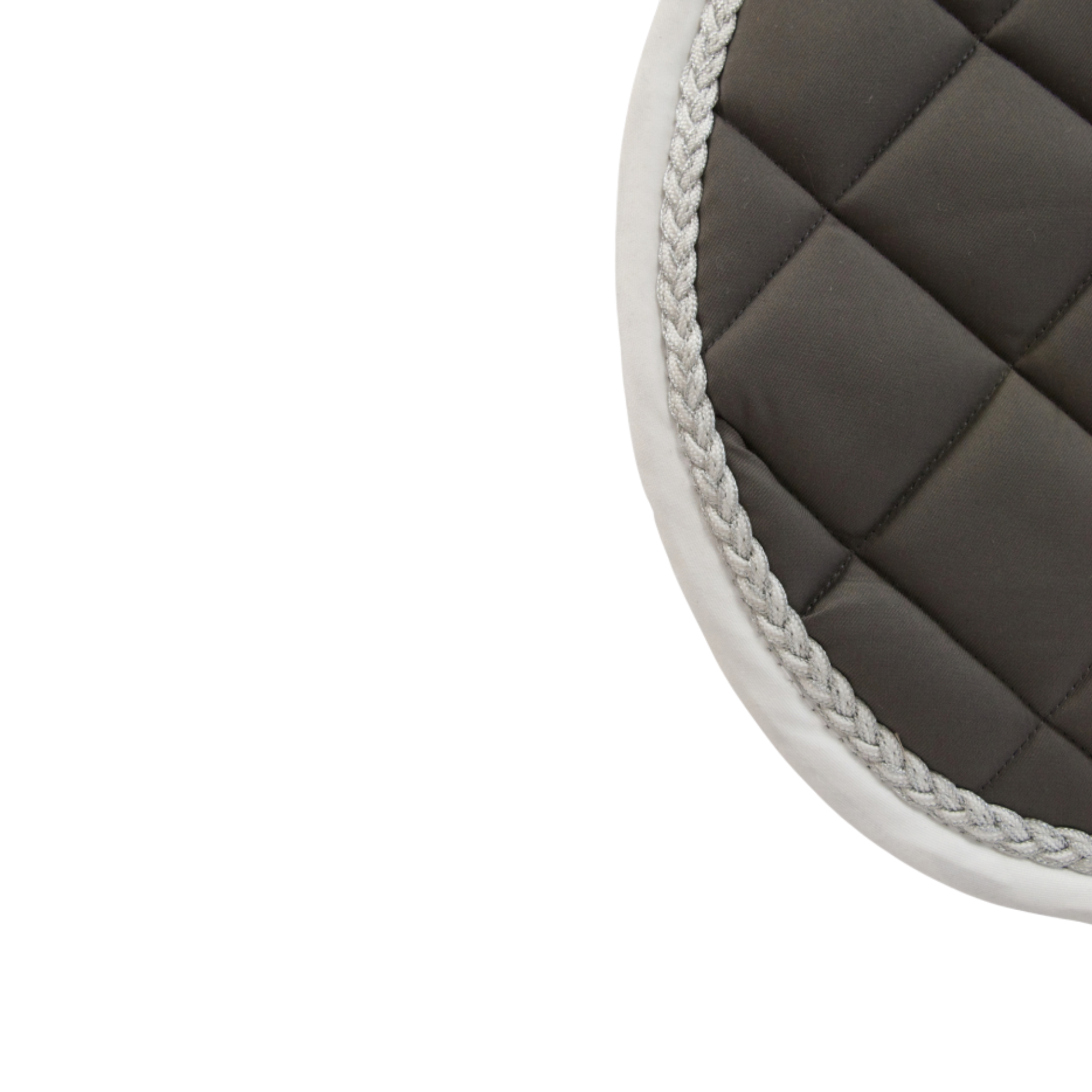 TdeT - Fontainebleau CSO saddle pad grey/white