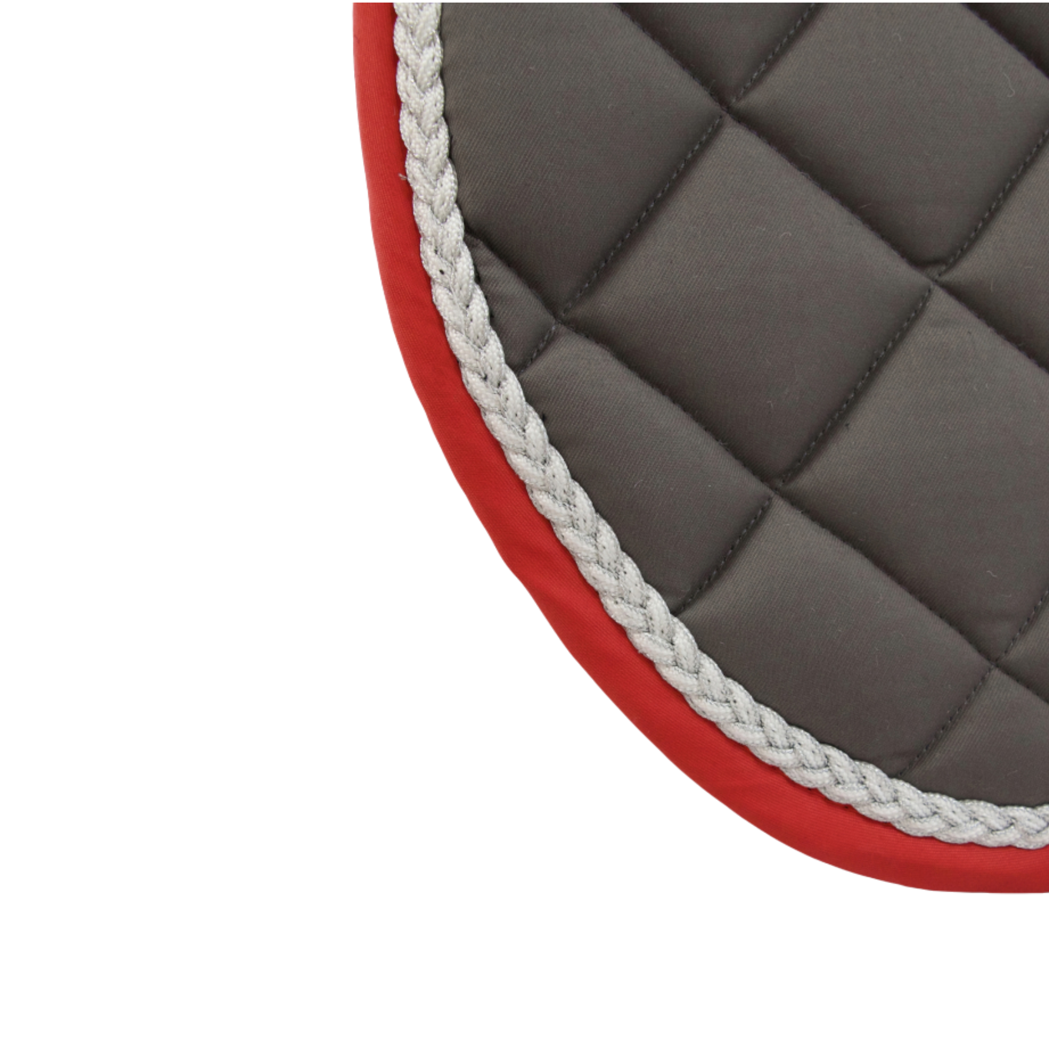 TdeT - Tapis de CSO Fontainebleau gris/ rouge