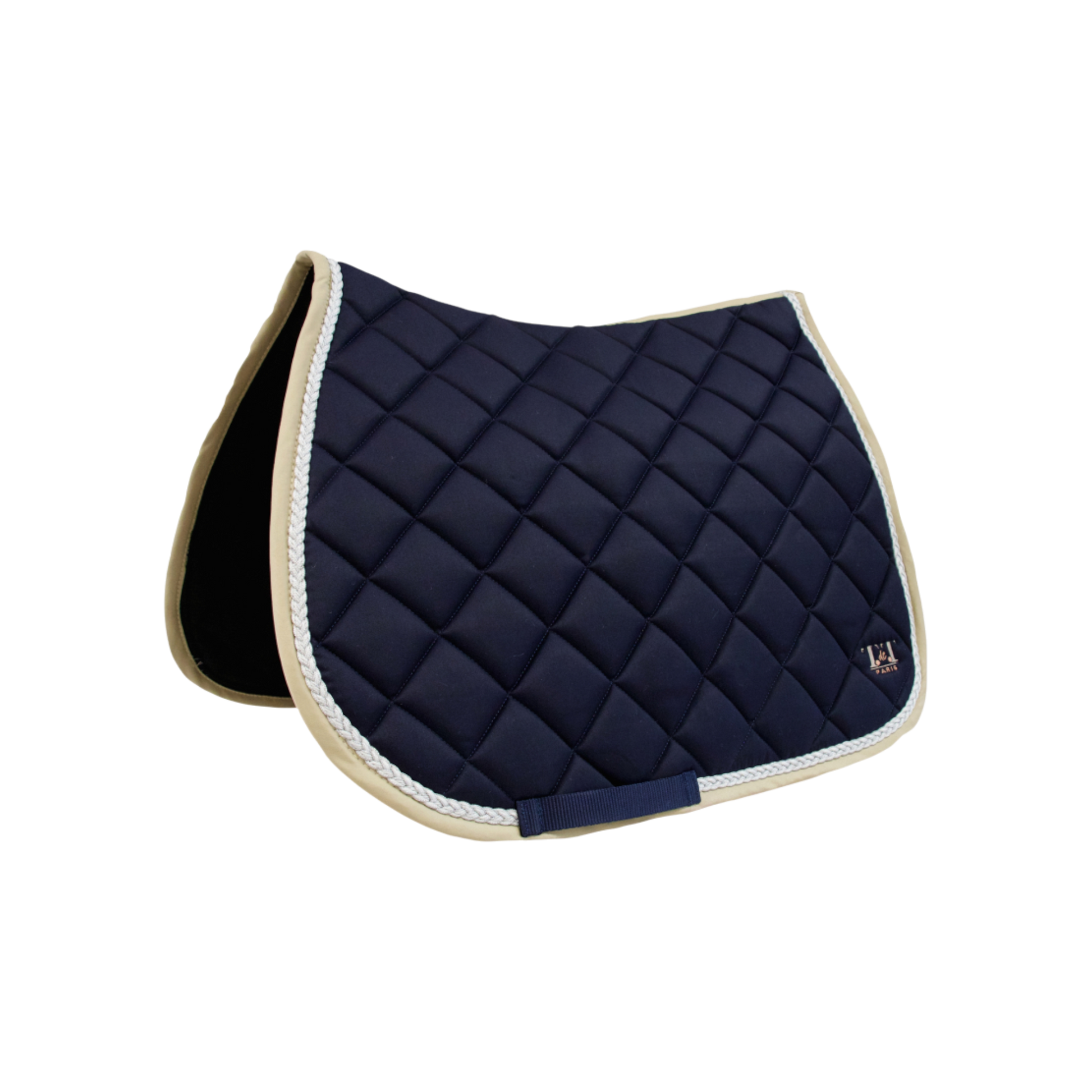 TdeT - Fontainebleau CSO saddle pad navy/beige