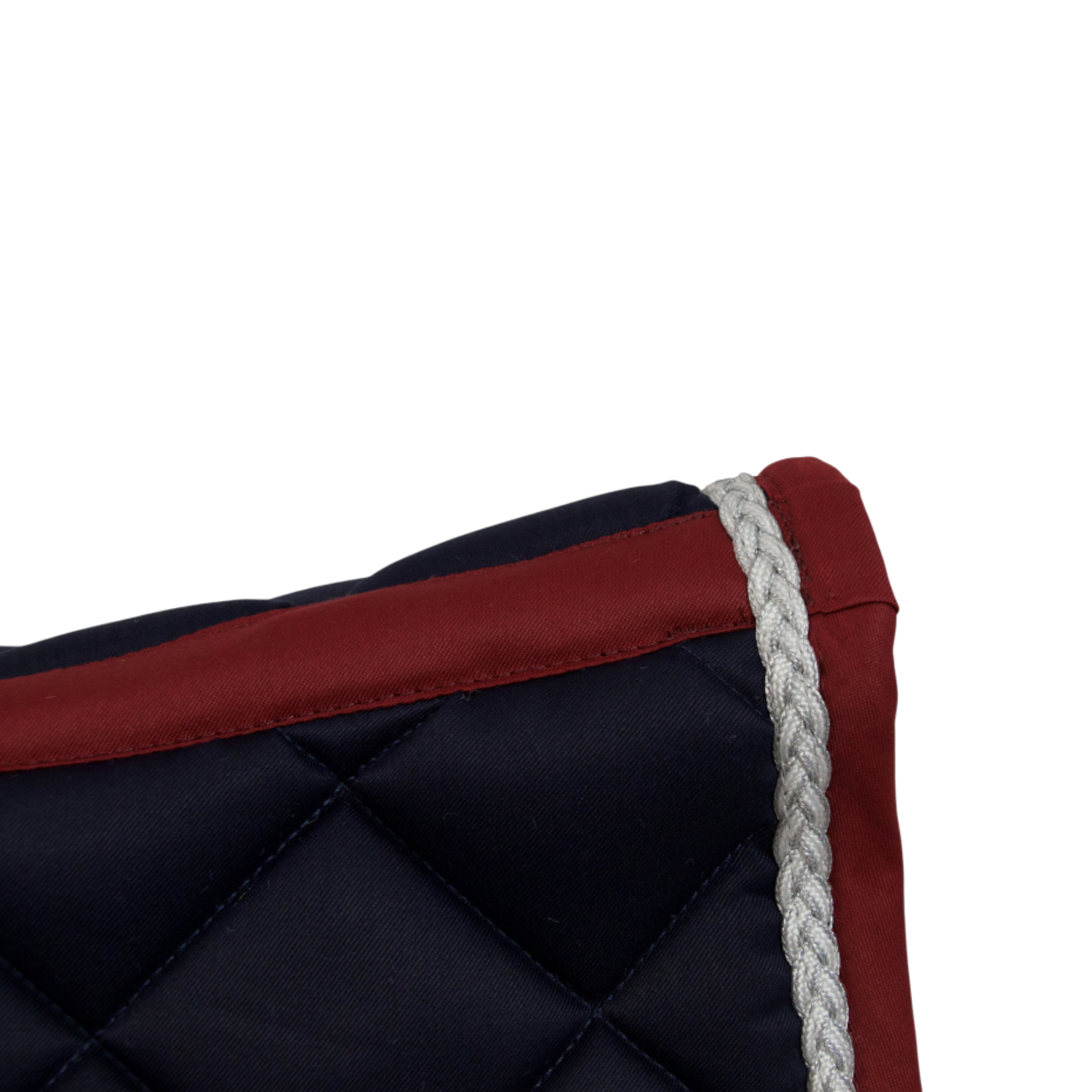 TdeT - Fontainebleau CSO saddle pad navy/burgundy
