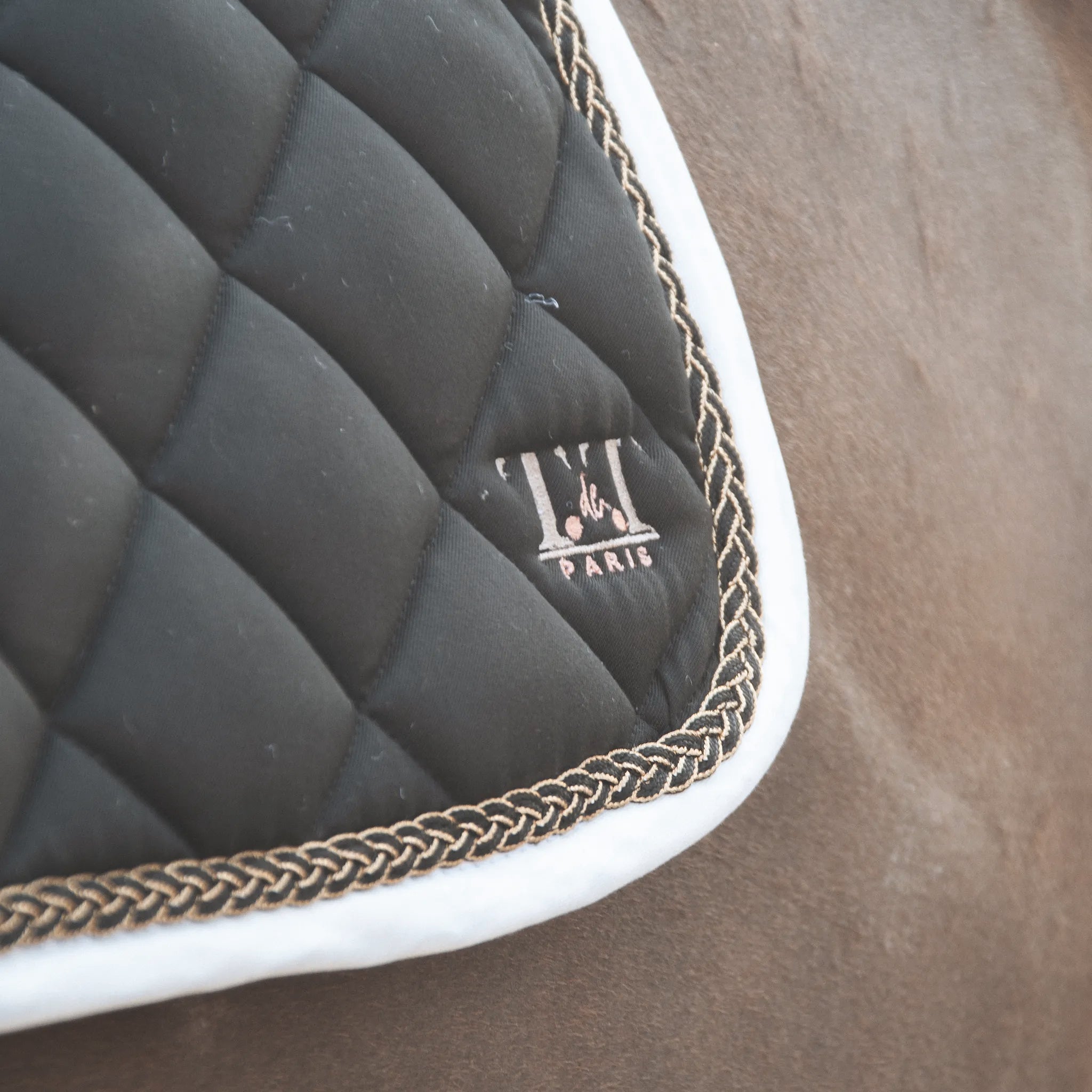 TdeT - Fontainebleau CSO saddle pad black/white