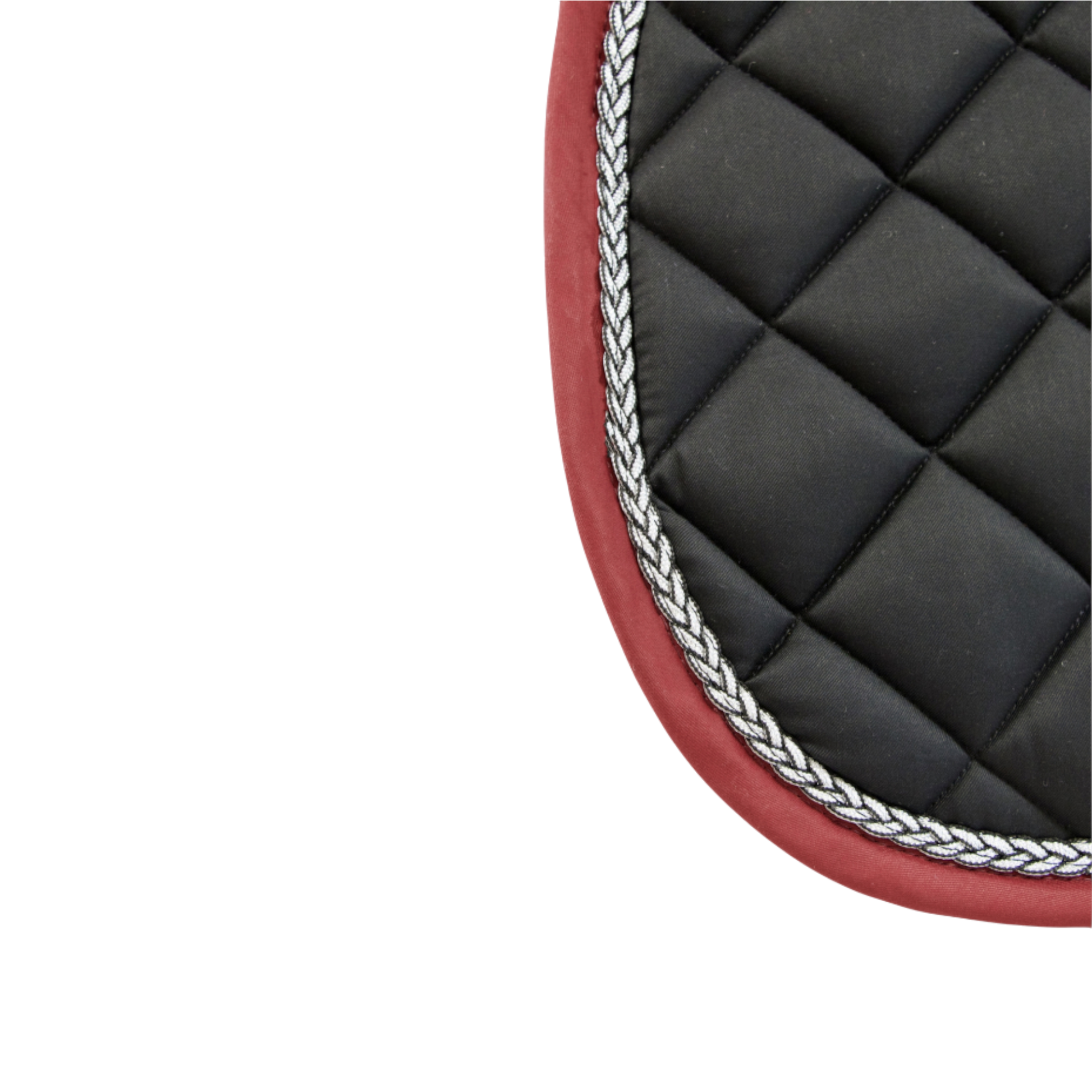 TdeT - Tapis de CSO Fontainebleau noir/ bordeaux