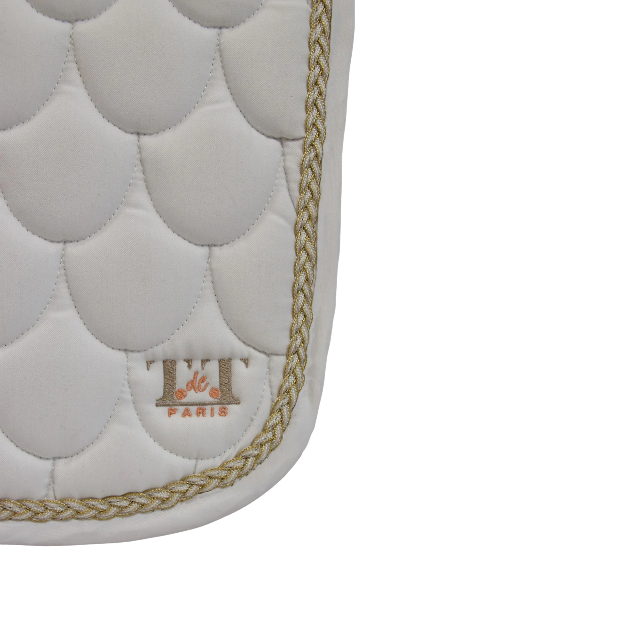 TdeT - Diane dressage saddle pad white