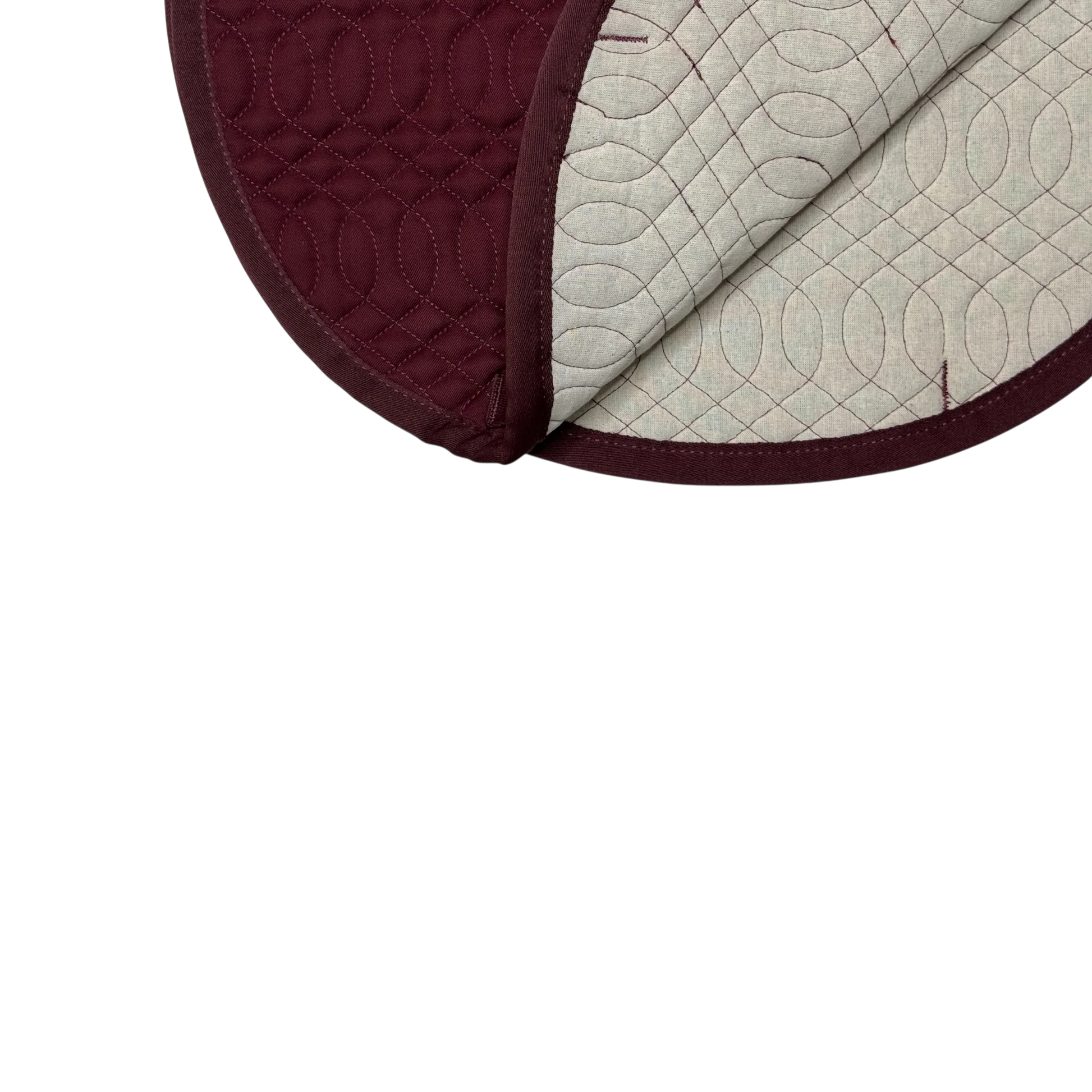TdeT - Claude hunter saddle pad burgundy