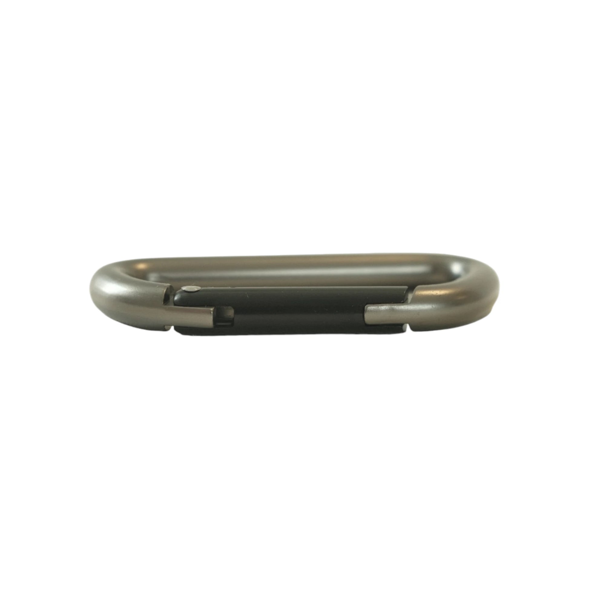 Tdet-Mousqueton pompier aluminium gris noir