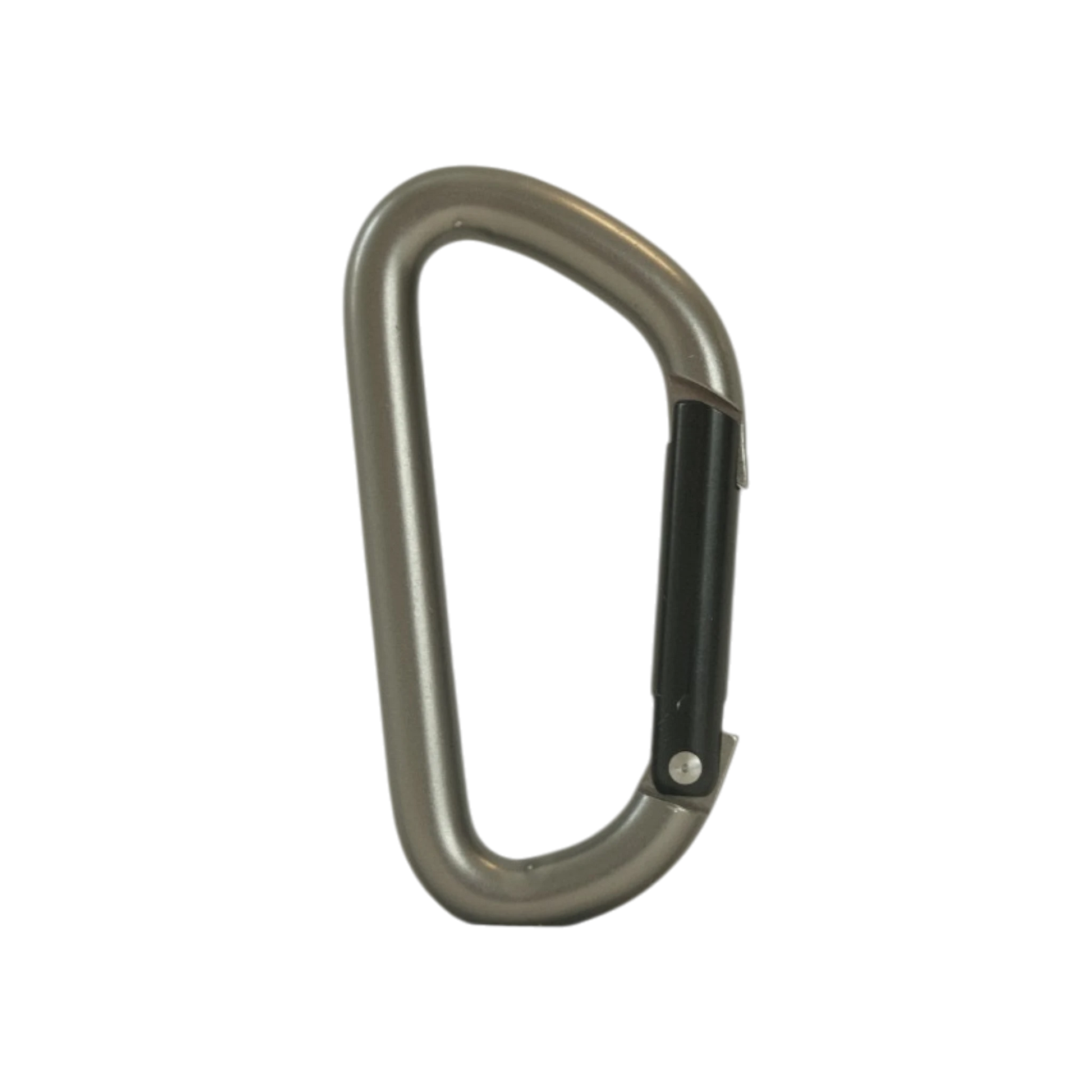 Tdet-Mousqueton pompier aluminium gris noir