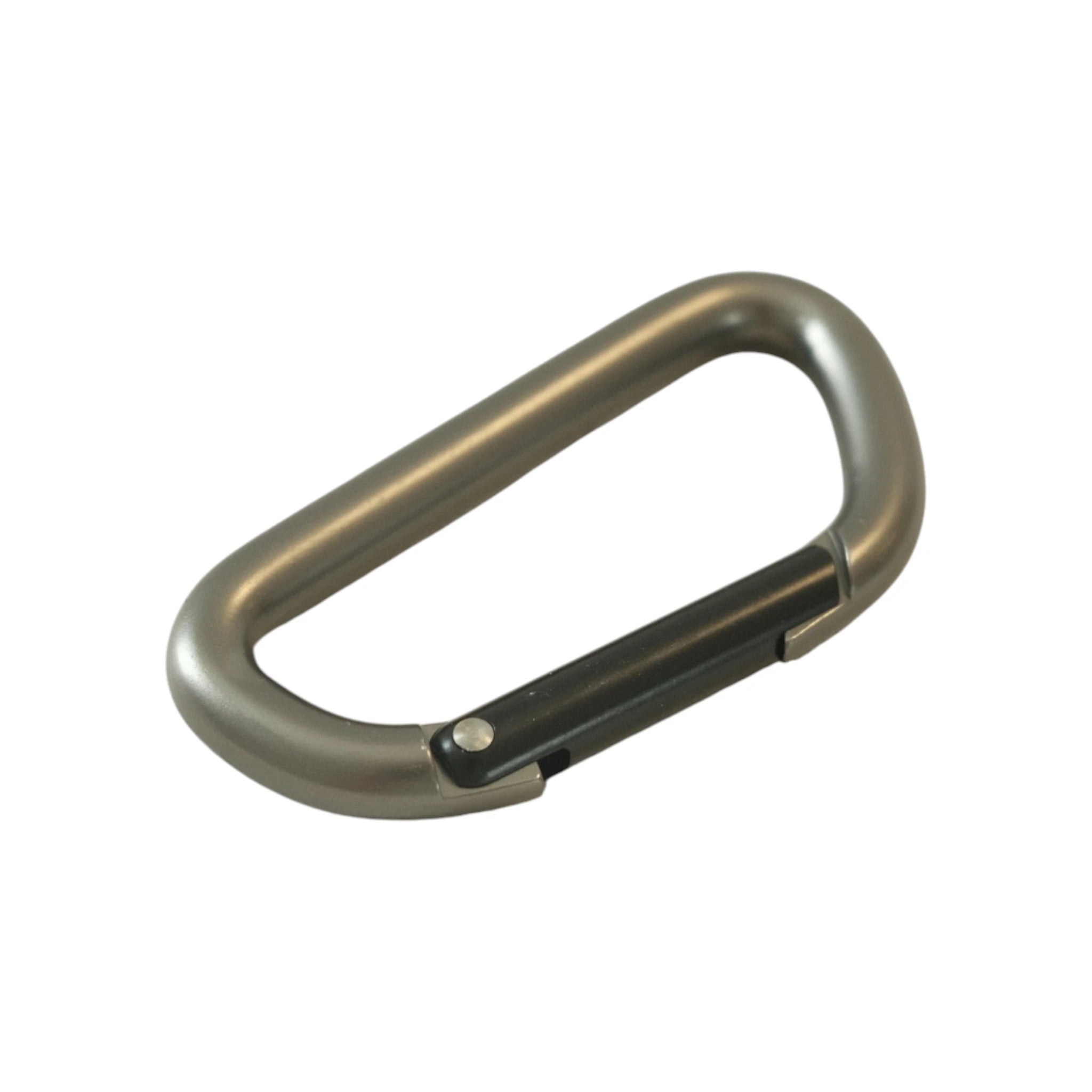 Tdet-Mousqueton pompier aluminium-gris noir