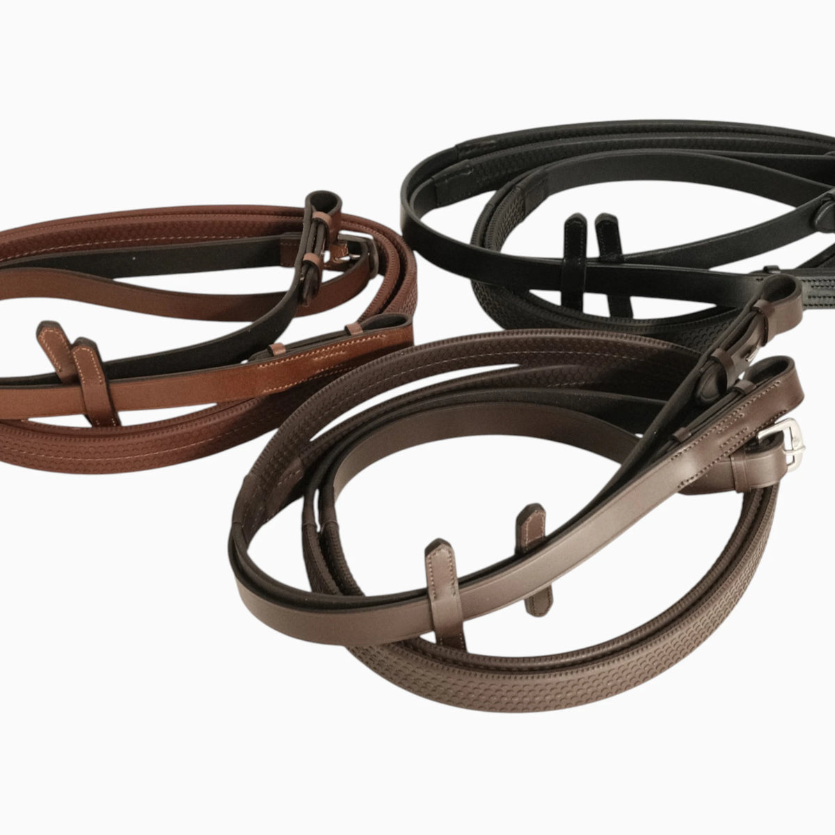 TdeT-Rubber reins with large pimples