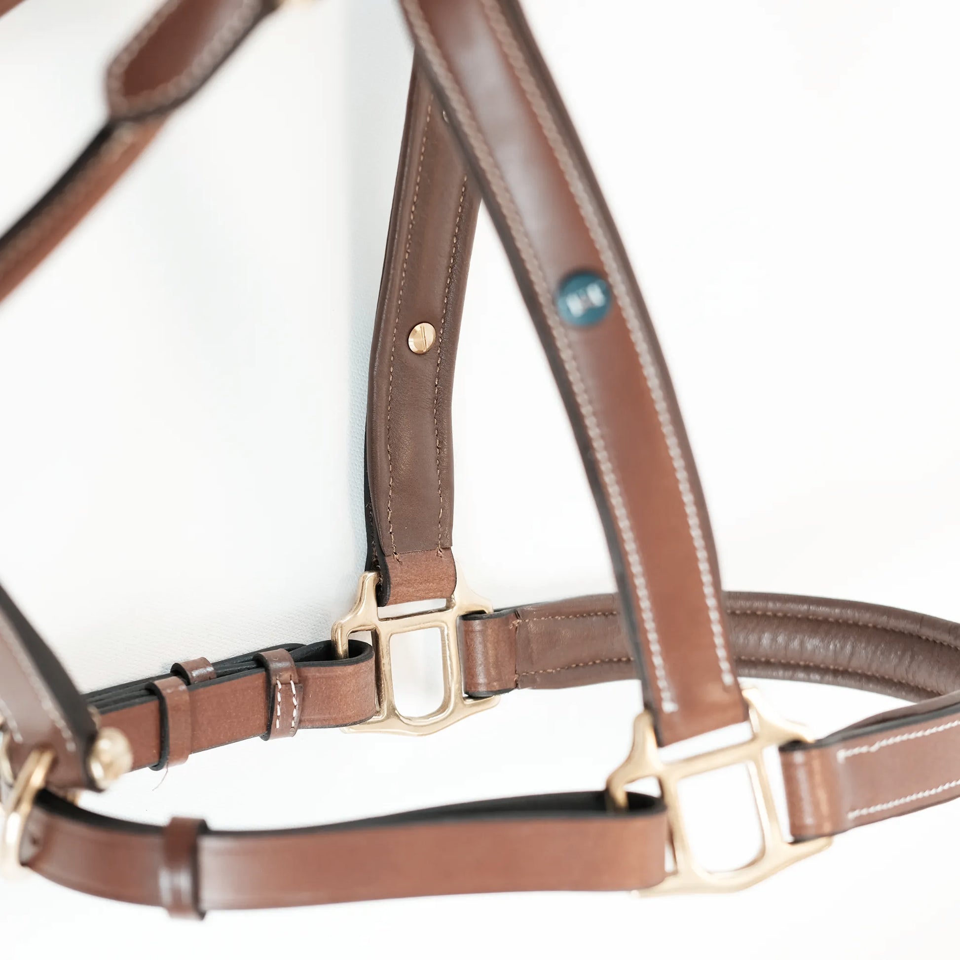 TdeT - Licol cuir classique Tabac