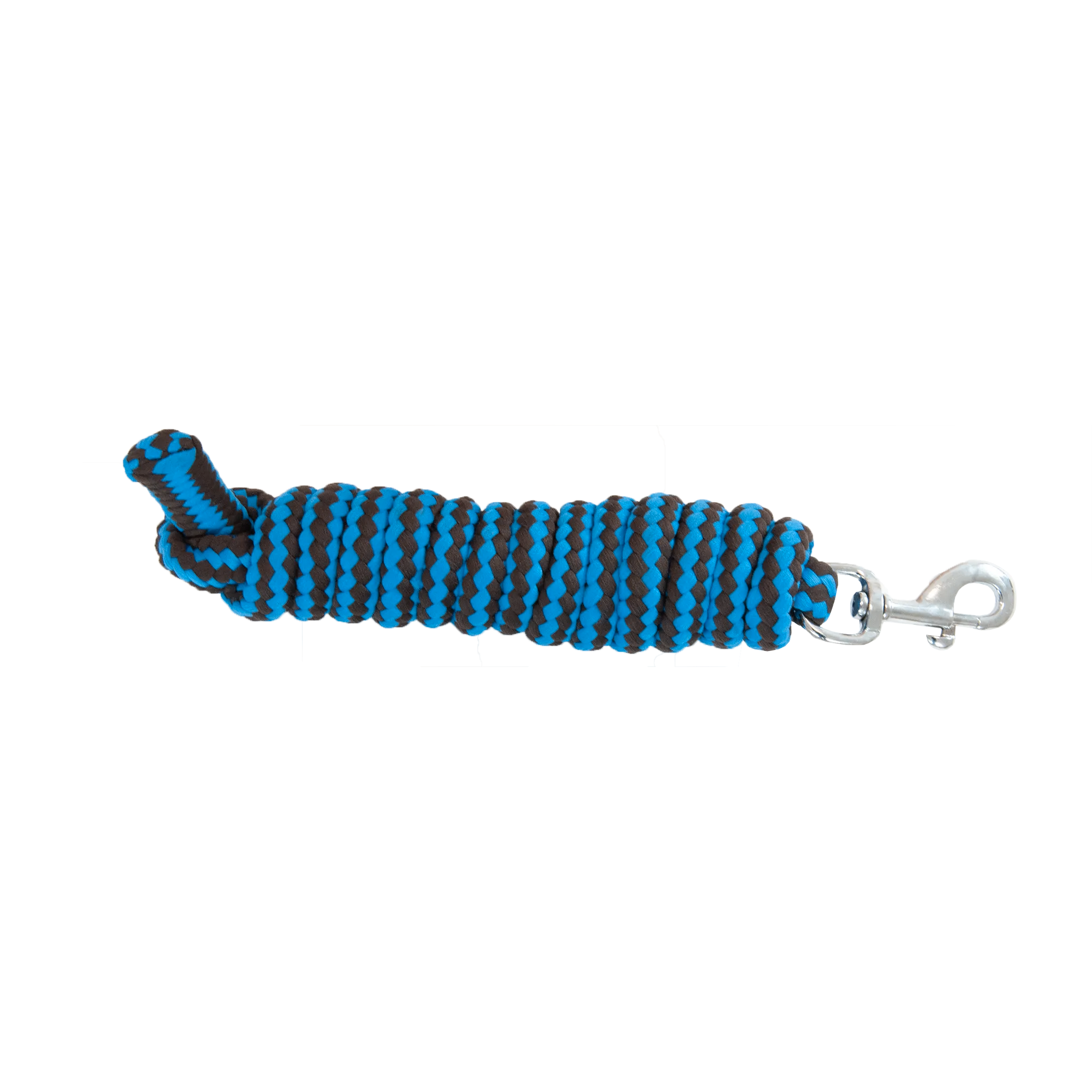 TdeT - Viscose round lead rope brown/blue