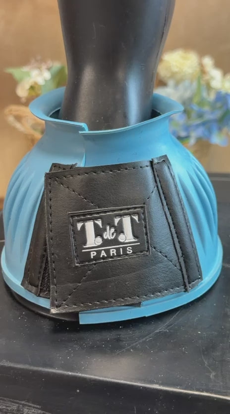 TdeT - Cloches caoutchouc velcro bleu ciel