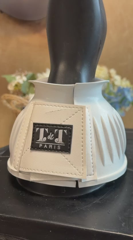 TdeT - Cloches caoutchouc velcro blanc