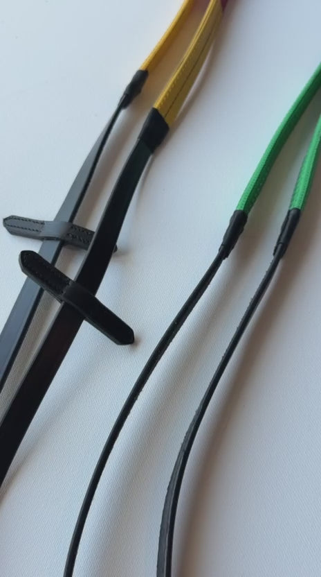 Charger la vidéo : TdeT -Renes caoutchouc educatives Noir